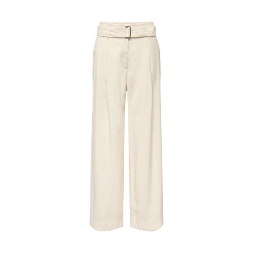 Only Cream Polyester Dress Women's Pants